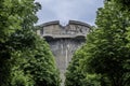 vienna, austria 10 june 2023: Augarten Park's Historical WWII Flak Tower