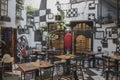 Cafe located in KUNST HAUS WIEN a museum about Hundertwasser, a poplular tourist destination