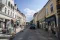 Repair work on one of the streets in the center