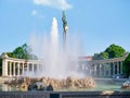 The Soviet War Memorial in Vienna (Denkmal zu Ehren der Soldaten der Sowjetarmee Hochstrahlbrunnen) Royalty Free Stock Photo