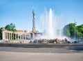 The Soviet War Memorial in Vienna (Denkmal zu Ehren der Soldaten der Sowjetarmee Hochstrahlbrunnen) Royalty Free Stock Photo