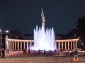 The Soviet War Memorial in Vienna (Denkmal zu Ehren der Soldaten der Sowjetarmee Hochstrahlbrunnen) Royalty Free Stock Photo