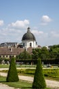 View of the Belvedere Gardens in Vienna