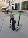 Vienna, Austria - 2019.02.16.: Lime S electric roller