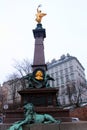 Vienna. Austria. March 15, 2019. Monument to Johann Andreas von Liebenberg memorial. Monument to Liebenberg was erected in 1890 in