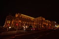 Vienna, Austria-- March 07, 2018: Vienna `s State Opera House at night Royalty Free Stock Photo