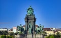 Empress Maria Theresia monument at Maria-Theresien-Platz located in Vienna, Austria Royalty Free Stock Photo