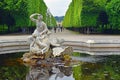 Naiad Fountain in the garden of Schonbrunn Palace, Vienna