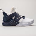 Nike Lebron Soldier 12 SFG white and navy blue sneaker