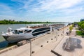 S.S. Maria Theresa cruise ship on Danube river, Vienna, Austria Royalty Free Stock Photo