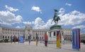 Neue Burg Museum complex part of the imperial Palace Hofburg in Vienna, Austria Royalty Free Stock Photo