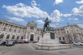 Neue Burg Museum complex part of the imperial Palace Hofburg in Vienna, Austria Royalty Free Stock Photo