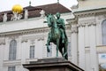 Statue of Joseph II, Holy Roman Emperor in Vienna, Austria Royalty Free Stock Photo