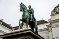 Statue of Joseph II, Holy Roman Emperor in Vienna, Austria Royalty Free Stock Photo