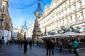 Christmas decoration at Graben, Vienna Austria