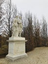 Statue of Ceres and Dionysus in the garden of Schonbrunn Palace.