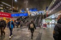 VIENNA, AUSTRIA - 21 November 2023: Wien Hauptbahnhof Vienna Central Train Station