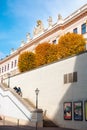 back side entrance of albertina museum building