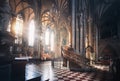 Interior of St Stephens Cathedral Stephansdom - Vienna, Austria Royalty Free Stock Photo