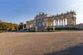 Gloriette building in the gardens of Schonbrunn palace in autumn season Royalty Free Stock Photo