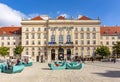 Vienna, Austria - October 2021: Museum quarter in Vienna Royalty Free Stock Photo