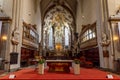 Vienna, Austria - October 2021: St. Michael`s church interiors on Michaelerplatz square