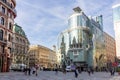 Vienna, Austria - October 2021: Stephansplatz square and Graben street in center of Vienna