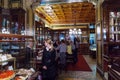 Vintage interior of the famous confectionery cafe Demel, Vienna, Austria