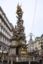 Vienna, Austria: plague column archtecture in Vienna.