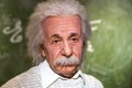 Albert Einstein Wax Sculpture in Madame Tussauds Royalty Free Stock Photo