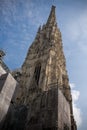 Vienna, Austria, September 7, 2018.St. Stephan cathedral in Vienna Royalty Free Stock Photo