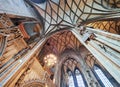 VIENNA, AUSTRIA - SEPTEMBER 8, 2017. St. Stephen`s Cathedral interior, Vienna
