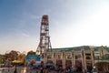 Oldest Ferris Wheel of Europe in Prater Park Royalty Free Stock Photo