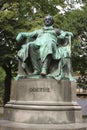 VIENNA, AUSTRIA - Statue of author Johann Wolfga Royalty Free Stock Photo