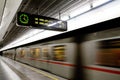 Vienna Austria subway station Royalty Free Stock Photo