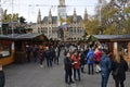 Vienna, Austria, 27th of November 2019: Christmas market in front of the City Hall in Vienna,Austria Royalty Free Stock Photo