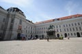 Vienna, Austria, Josefsplatz and National Library Royalty Free Stock Photo