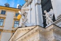 Vienna, Austria. why on the facade of the Church of St. Michael Royalty Free Stock Photo