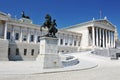 Vienna, Austrian Parliament Royalty Free Stock Photo
