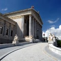Vienna - Austrian Parliament Royalty Free Stock Photo