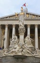 Vienna - Austrian Parliament Building Royalty Free Stock Photo