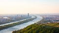 Vienna capital city of Austria in Europe. Panorama view from Kahlenberg Royalty Free Stock Photo