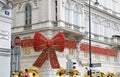 Vienna Christmas Bow Street Ornament