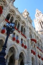 Vienna city hall Royalty Free Stock Photo