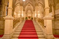 Festivity Stairs in the Vienna City Hall, Austria Royalty Free Stock Photo