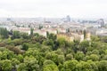 Vienna cityscape aerial view Royalty Free Stock Photo