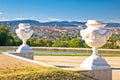 Vienna cityscape from Gloriette viewpoint above Schlossberg