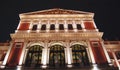 Vienna Concert Hall by night Royalty Free Stock Photo