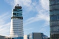 Vienna control tower Royalty Free Stock Photo