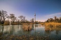 The Vienna Danube Park in spring, Austria